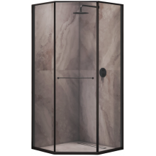 Душевой уголок RGW Stilvoll SV-82B 33328288-34L 80x80 L черный/тонированное