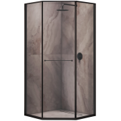 Душевой уголок RGW Stilvoll SV-82B 33328200-34L 100x100 L черный/тонированное