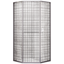 Душевой уголок RGW Stilvoll SV-82Gr 33328200-2410L 100x100 L серый/прозрачное с рисунком