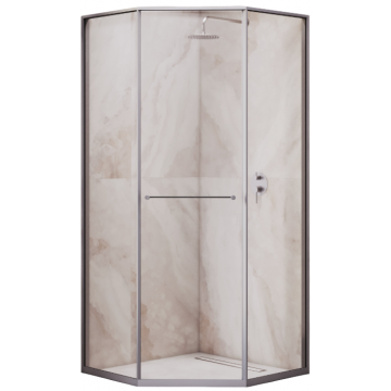 Душевой уголок RGW Stilvoll SV-82Gr 33328282-110L 80x120 L серый/прозрачное