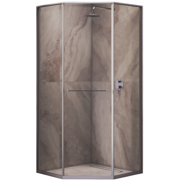 Душевой уголок RGW Stilvoll SV-82Gr 33328282-310L 80x120 L серый/тонированное