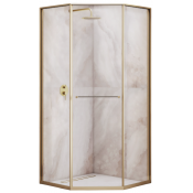 Душевой уголок RGW Stilvoll SV-82Gb 33328282-16R 80x120 R золото браш/прозрачное