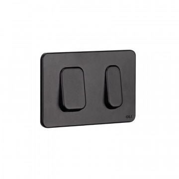 Кнопка смыва OLI KEY черная матовая 890120 МЕХ