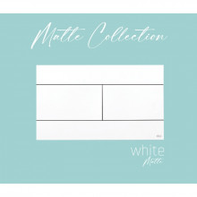 Кнопка смыва белая матовая OLI SLIM 659042 МЕХ