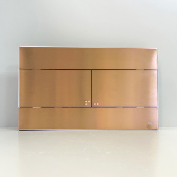 Кнопка смыва нержавеющая сталь OLI SLIM INOX Cooper 889312 МЕХ