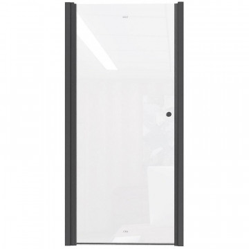 Душевая дверь Parly DE70B 10498 70 черный/прозрачное