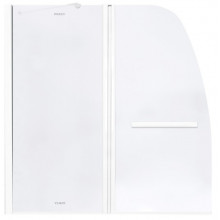 Шторка для ванной Parly 10686 120 белый/матовое