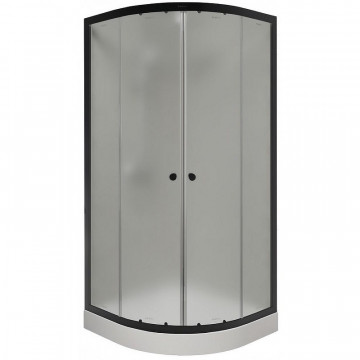 Душевой уголок Parly ZF81B 10573 80x80 черный/матовое