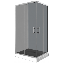 Душевой уголок Parly QZ71S N 11248 100x70 хром/тонированное