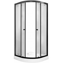 Душевой уголок Parly ZF911B 11286 90x90 черный/матовое