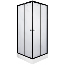 Душевой уголок Parly ZFQ911B 11287 90x90 черный/матовое