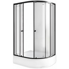 Душевой уголок Parly ZFM1201B 11369 120x80 L черный/матовое