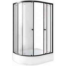 Душевой уголок Parly ZFM1201B 11370 120x80 R черный/матовое