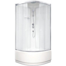 Душевая кабина Parly Bett 821 11249 80x80 хром/матовое