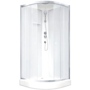 Душевая кабина Parly Bett 831 11251 80x80 хром/матовое