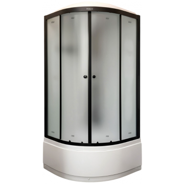 Душевая кабина Parly Bett B821 11365 80x80 черный матовый/матовое