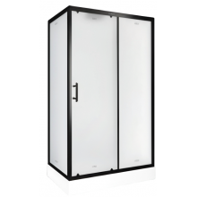 Душевая кабина Parly Bett B120 11470 120x80 черный матовый/матовое