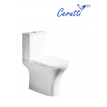 Напольный унитаз Ceruttispa VETTORE Tornado CT11134 безободковый (650х340х790)