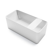 Ванна из искусственного камня Gruppo Treesse Cross V396BO 160х73 белый матовый