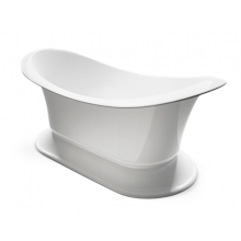 Ванна акриловая Gruppo Treesse Grand Soleil V1881 (V1881XBN800S) 185x85 хром/белый