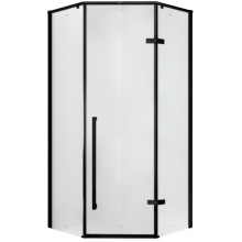Душевой уголок Cerutti SPA C2AF 12014 100x100 R черный матовый/матовое