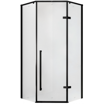 Душевой уголок Cerutti SPA C2AF 12014 100x100 R черный матовый/матовое