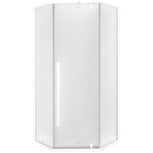 Душевой уголок Cerutti SPA C3AWF 12015 90x90 R белый матовый/матовое