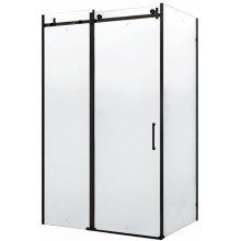 Душевой уголок Cerutti SPA Ceza'S 110BF 12016 120x90 L черный матовый/матовое