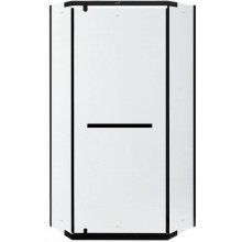 Душевой уголок Cerutti SPA Chika ZP101BF 12017 100x100 R черный матовый/матовое