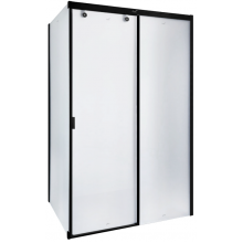 Душевой уголок Cerutti SPA Marbella 120BF 12019 120x80 R черный матовый/матовое