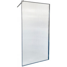 Душевое ограждение Cerutti SPA Strip T100 11504 100 черный матовый/рифленое