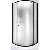 Душевая кабина Cerutti SPA Korra 90BF 12018 90x90 черный матовый/матовое