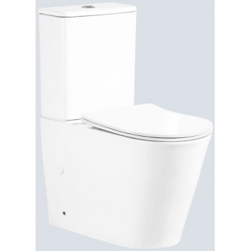 Унитаз-компакт Cerutti SPA Piera Tornado CT10560 белый глянцевый