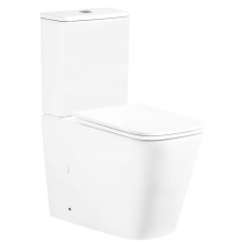 Унитаз-компакт Cerutti SPA Manlio Tornado CT10618 белый глянцевый