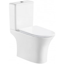 Унитаз-компакт Cerutti SPA Bernina Tornado CT11133 белый глянцевый