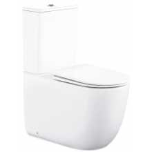 Унитаз-компакт Cerutti SPA Mirko Tornado CT11090 белый глянцевый