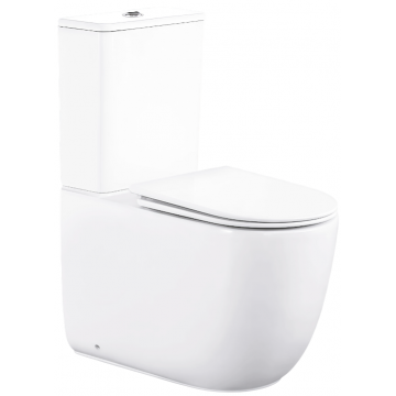 Унитаз-компакт Cerutti SPA Mirko Tornado CT11090 белый глянцевый