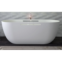 Ванна из искусственного камня Knief Lotus 0600-610-01 170х75 белый матовый