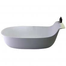 Ванна из искусственного камня Knief Prime 0600-010-01 195х85 белый матовый