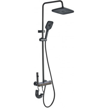 Душевая система Cerutti SPA Leandro 11410 графит