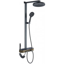 Душевая система Cerutti SPA Nevio 11361 графит