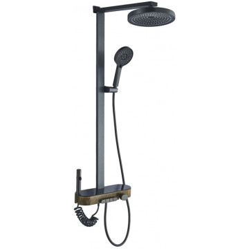 Душевая система Cerutti SPA Nevio 11361 графит