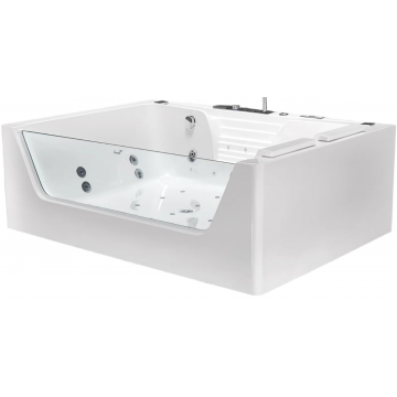 Акриловая ванна Cerutti C-478A 170x120 с гидромассажем белый