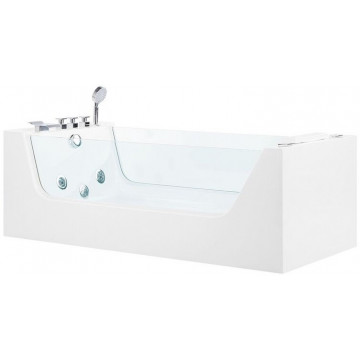 Акриловая ванна Cerutti C-453A 180x80 с гидромассажем белый