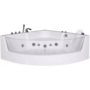 Акриловая ванна Cerutti C-401A 150x150 с гидромассажем белый
