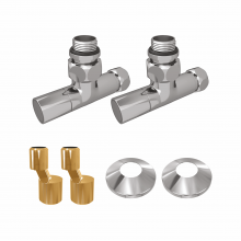 Комплект вентиль КОРОБ г/ш 3/4х1/2(2шт), эксцентрик 3/4х1/2(2шт), отражатель 3/4(2шт) Terminus