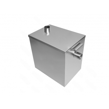 Пескоуловитель под мойку из нержавеющей стали 20 литров 300х230х300 мм, 19982