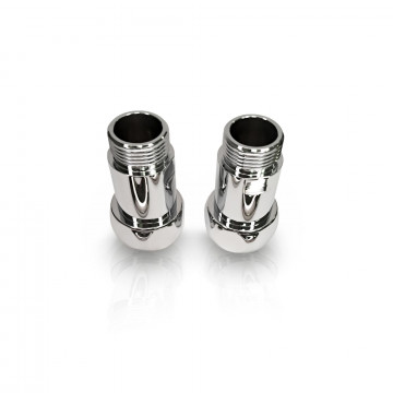 Соединение прямое 1"x3/4" гайка/штуцер, хром (пара) Indigo