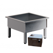 Ванна моечная моповая RESTOINOX ВММ-1/4 в пескоуловителем 17 л.