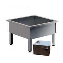 Ванна моечная моповая RESTOINOX ВММ-1/4 в пескоуловителем 17 л.